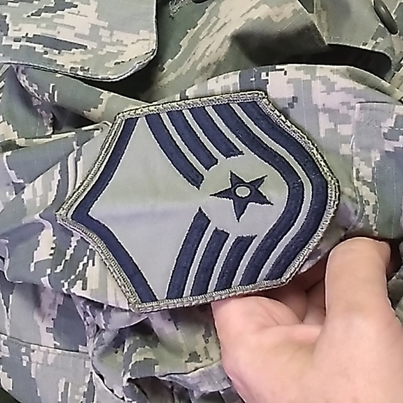 Women's small Air Force US Military utility Jacket. Green and gray - Picture 4 of 7